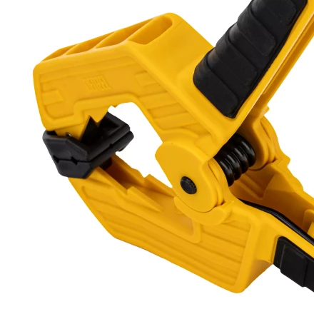 Струбцина клещеобразная Denzel, усиленная 80 х 60 мм, двухкомпонентные рукоятки, 20797 купить в Ханты-Мансийске