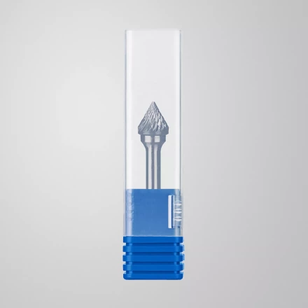 Зубр Твердосплавная борфреза J - зенкер с вершиной 60°, 12 х 10 мм (28808-12-10) купить в Ханты-Мансийске