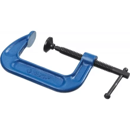 Струбцина  ЗУБР &quot;ПРОФЕССИОНАЛ&quot; тип &quot;G&quot;, корпус - ковкий чугун, 75мм 32245-075_z01 купить в Ханты-Мансийске