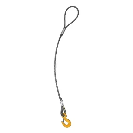 Строп канатный одноветвевой 1СК 1 т L=2 м с кч din 1.5 т канат din опрессовка купить в Ханты-Мансийске