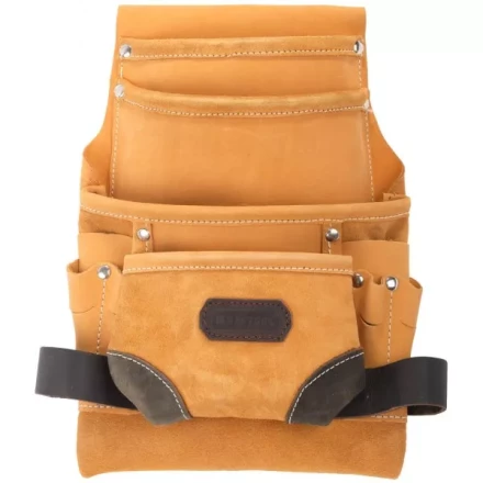 Сумка KRAFTOOL поясная для инструментов, натуральная кожа, 10 карманов 1-38531 купить в Ханты-Мансийске