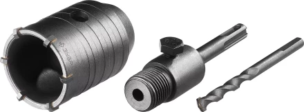 ЗУБР 50 мм, SDS - Plus, 6Т, коронка по бетону с оснасткой (29211-50) купить в Ханты-Мансийске