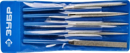 Набор ЗУБР "ЭКСПЕРТ" Надфили с алмазным напылением в пакете PVC, P 140, 160х80мм, 5 предметов 33386-160-H5 купить в Ханты-Мансийске