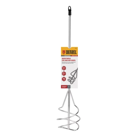 Миксер для песчано-гравийных смесей Denzel, 120 х 600 мм, оцинкованный, хвостовик SDS Plus 848287 купить в Ханты-Мансийске