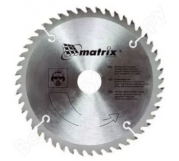 Пильный диск по дереву 255 х 32мм 96 зубьев + кольцо 30/32  MATRIX  Professional 73245 купить в Ханты-Мансийске