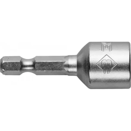 Биты ЗУБР &quot;МАСТЕР&quot; с торцовой головкой, магнитные, Cr-V, тип хвостовика E 1/4&quot;, 10х45мм, 2шт 26392-10-02 купить в Ханты-Мансийске