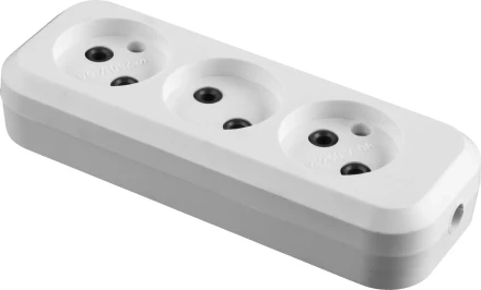 Колодка СИБИН для удлинителя, 3 гнезда, макс мощность 1300Вт 55108-3 купить в Ханты-Мансийске