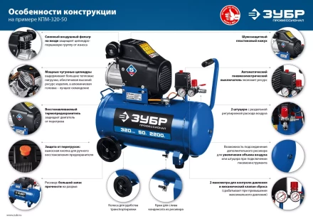 Компрессор воздушный КПМ-400-50 серия ПРОФЕССИОНАЛ купить в Ханты-Мансийске