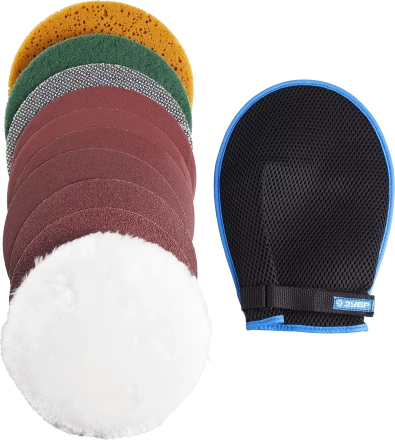 Насадки полировальные на липучке серия ЭКСПЕРТ купить в Ханты-Мансийске