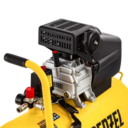 Компрессор воздушный прямой привод DC1700/50, 1.7 кВт, 50 литров, 260 л/мин Denzel 58164 купить в Ханты-Мансийске