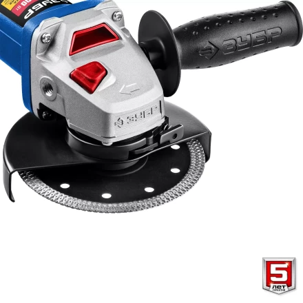 ЗУБР 1500 Вт, d125 мм, УШМ, регулировка оборотов, Профессионал (УШМ-П125-1500 ЭПСТ) купить в Ханты-Мансийске