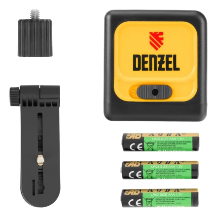 Лазерный уровень DQB, 30 м, зеленый луч, батарейки, сумка// Denzel 35016 купить в Ханты-Мансийске