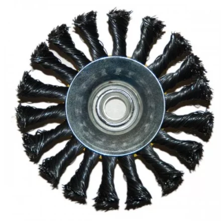 Щетка для УШМ дисковая выгнутая М14/115 мм, ст.витая 1/60 51572 купить в Ханты-Мансийске