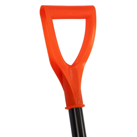 Лопата для уборки снега стальная Сибртех, 470х335х1335 мм, стальной черенок, Россия, 61656 купить в Ханты-Мансийске