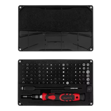 Набор для точных работ 107 в 1 Matrix, универсальный, сталь CrV, 13569 купить в Ханты-Мансийске