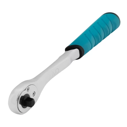 Ключ-трещотка 1/4&quot; Gross 14053, CrV, 90 зубьев, усиленный, хром купить в Ханты-Мансийске