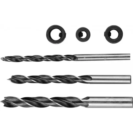 Набор сверл по дереву с ограничителями, 3шт(d=6-10мм), STAYER 30144-H6 30144-H6 купить в Ханты-Мансийске