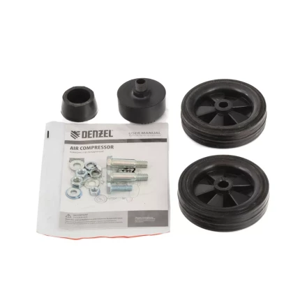 Компрессор воздушный DLC1300/24 безмасляный 1.3 кВт, 24 литра, 206 л/мин Denzel 58171 купить в Ханты-Мансийске