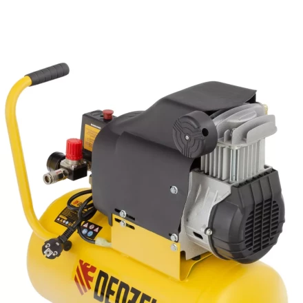 Компрессор воздушный DLC1300/24 безмасляный 1.3 кВт, 24 литра, 206 л/мин Denzel 58171 купить в Ханты-Мансийске