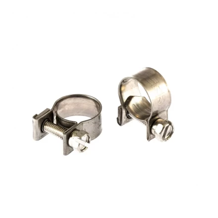 Хомуты металлические MINI 12-14 мм ширина 9 мм винтовой W4 2 шт Сибртех 475043 купить в Ханты-Мансийске