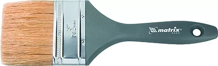 Кисть плоская Евро 1 натуральная щетина c пластмассовой ручкой MATRIX 83061 купить в Ханты-Мансийске