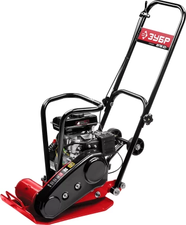 ЗУБР 10 кН, 50 кг, бензиновая виброплита (ВПБ-10 Г) купить в Ханты-Мансийске