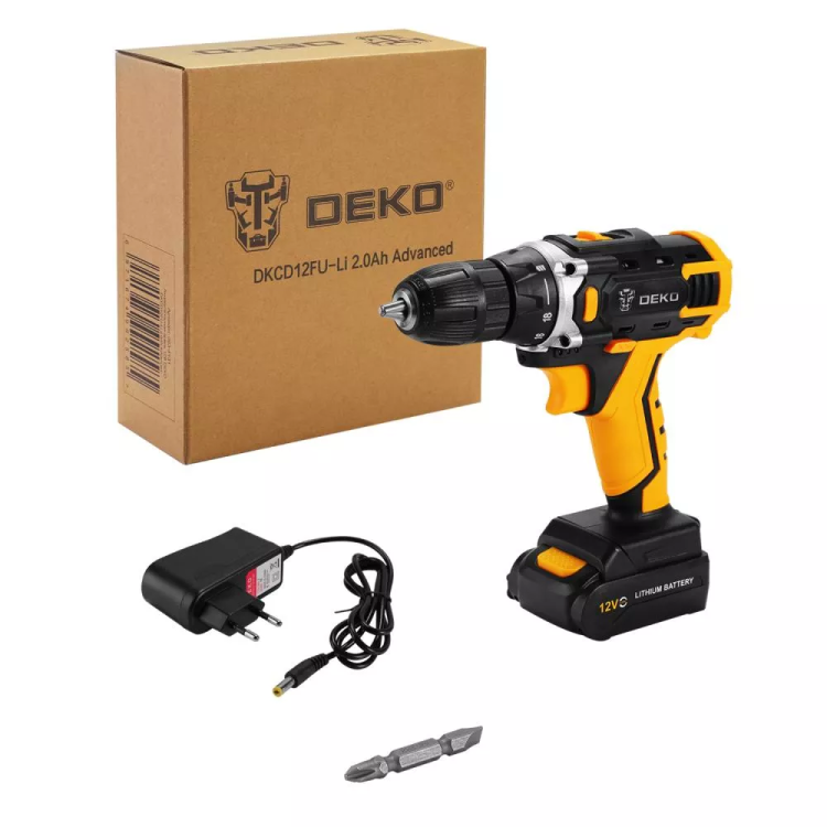 Дрель аккумуляторная DEKO DKCD12FU-U Advanced, 063-4131 купить в Ханты-Мансийске