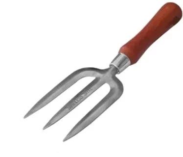 Вилка посадочная из нержавеющей стали с деревянной рукояткой Кратон 335 мм 5 10 05 003 купить в Ханты-Мансийске