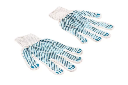 Перчатки ХБ 5 нитей с ПВХ HAMMER 230-031 купить в Ханты-Мансийске