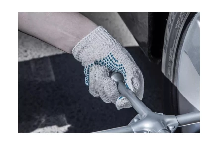 Перчатки ХБ 5 нитей с ПВХ HAMMER 230-031 купить в Ханты-Мансийске