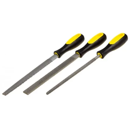Набор STAYER &quot;PROFI&quot;: Рашпили, пластмассовая двухкомпонентная рукоятка, 200мм, 3шт 1690-20-H3_z01 купить в Ханты-Мансийске