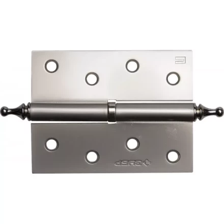 Петля дверная разъемная ЗУБР &quot;ЭКСПЕРТ&quot;, 1 подшипник, цвет мат. никель (PN), правая, с крепежом, 100х75х2,5мм,2шт 37605-100-4R купить в Ханты-Мансийске