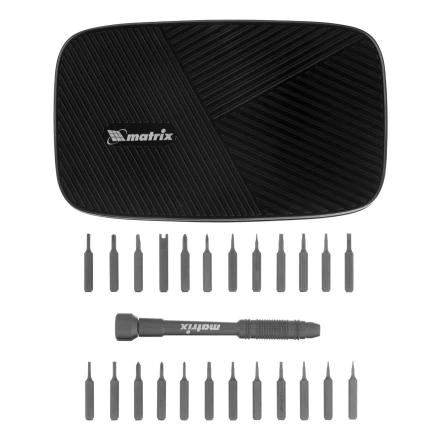 Набор для точных работ 26 в 1 Matrix, универсальный, сталь CrV 13567 купить в Ханты-Мансийске