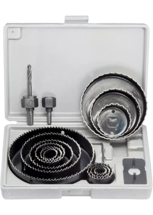 Набор кольцевых пил по дереву 19-127 мм 12 предметов MATRIX 70472 купить в Ханты-Мансийске