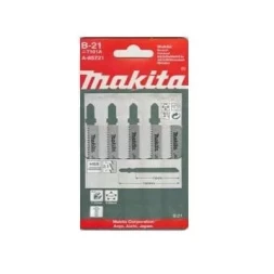 Пилки ( 5 шт.) В-21 HCS, 100х2,1 мм, рез-10 мм, точн.пропил. Makita A-85721