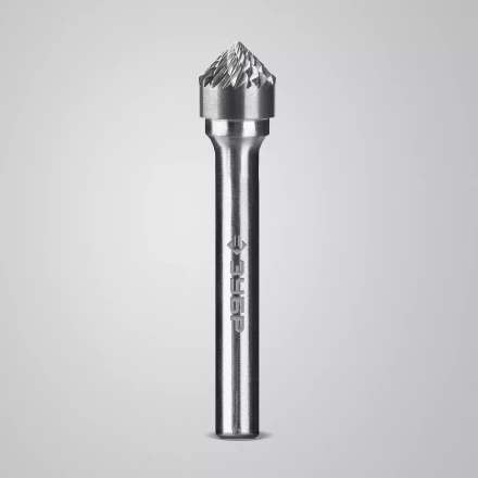 Зубр Твердосплавная борфреза K - зенкер с вершиной 90°, 10 х 5 мм (28809-10-5) купить в Ханты-Мансийске