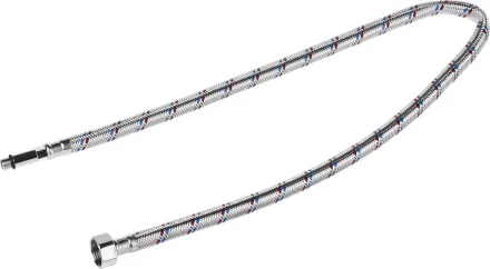 Подводка гибкая STAYER для воды, к смесителям, оплетка из нержавеющей стали, удлиненная, г/ш 1/2&quot;-0,8м 51017-080 купить в Ханты-Мансийске