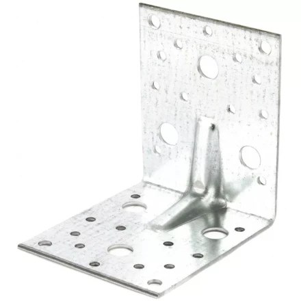 Крепежный уголок усиленный 2,5 мм KUU 105 x 105 x 90 мм Россия Сибртех 464133 купить в Ханты-Мансийске