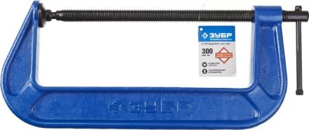 Струбцина  ЗУБР &quot;ПРОФЕССИОНАЛ&quot; тип &quot;G&quot;, корпус - ковкий чугун. 300мм 32245-300_z01 купить в Ханты-Мансийске