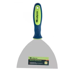 Шпательная лопатка из нержавеющей стали 150 мм двухкомпонентная ручка Сибртех 85528