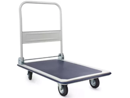 Тележка платформенная 300 кг TOR PH300 (820х575) со складной ручкой (резиновые колеса 125 мм) 130031 купить в Ханты-Мансийске
