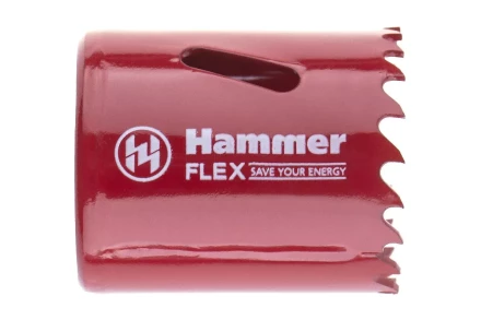 Коронка биметаллическая HAMMER Ф38х38мм 5/8&quot; BiMETALL (224-008) купить в Ханты-Мансийске