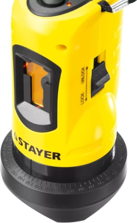 Нивелир лазерный линейный SLL-1, STAYER 34960, дальность 10м, точн. +/-0,5 мм/м 34960 купить в Ханты-Мансийске