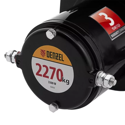 Лебедка автомобильная электрическая Denzel 52022 LB-2200, 2.2 т, 3.3 кВт, 12 В купить в Ханты-Мансийске