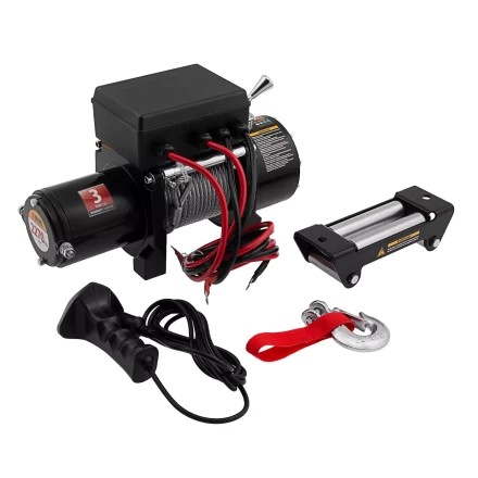 Лебедка автомобильная электрическая Denzel 52022 LB-2200, 2.2 т, 3.3 кВт, 12 В купить в Ханты-Мансийске