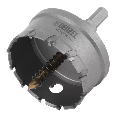 Коронка по металлу твердосплавная, 68 мм Denzel 724019 купить в Ханты-Мансийске