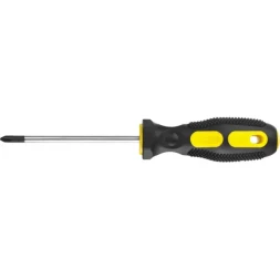 Отвертка STAYER "MASTER", двухкомпонентная рукоятка, магнитный наконечник, PH1x100мм 2510-1-10_z01