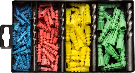 Набор ЗУБР Свёрла &quot;Монолит&quot; по бетону, 10мм, с дюбелями, 11 предметов 2911-H11-10 купить в Ханты-Мансийске