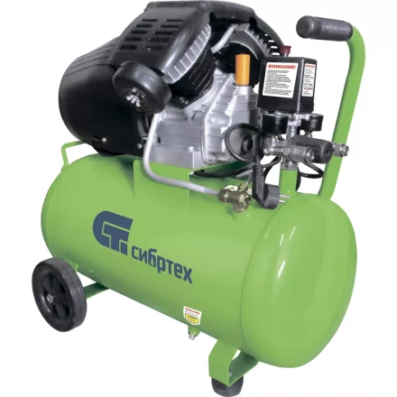 Компрессор масляный поршневой прямой привод Сибртех КК-2200/50  58040 купить в Ханты-Мансийске