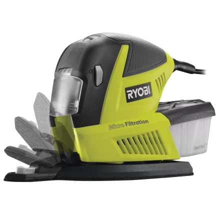 Ryobi Универсальная шлифмашина 180W  30x шлифлистов RMS180-SA30 купить в Ханты-Мансийске